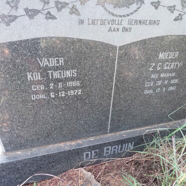 BRUIN Theunis, de 1886-1972 & Z.G. MARAIS 1891-1961