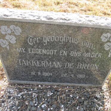 BRUIN Takkerman, de 1904-1961