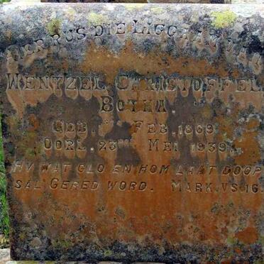 BOTHA Wentzel Christoffel 1869-1939