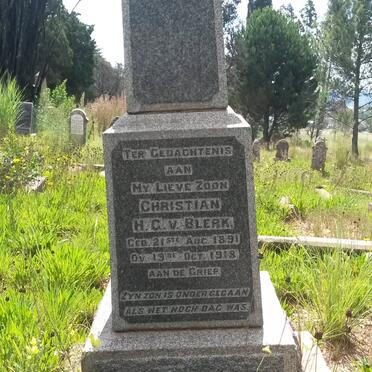 BLERK Christian H.G., v. 1891-1918