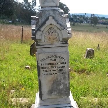 BLERK Frederik Andries Georg, van 1832-1904