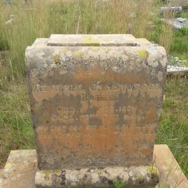 BOTES Wentzel Christoffel 1869-1939