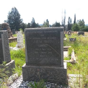 BRUIN J.H., de 1925-1948