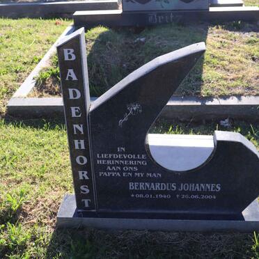BADENHORST Bernardus Johannes 1940-2004