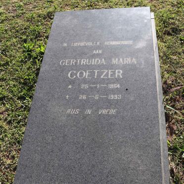 COETZER Gertruida Maria 1964-1993
