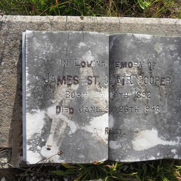 COOPER James St. Clair 1892-1946