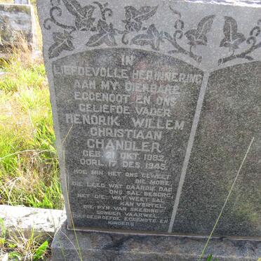 CHANDLER Hendrik Willem Christiaan 1882-1945