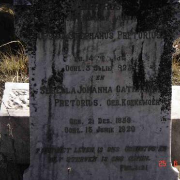 ERASMUS Gerrit Stephanus  184?-1925  &amp; Sebella Johanna Catharina KOEKEMOER 1858-1920