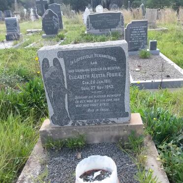 FOURIE Elizabeth Aletta 1911-1943