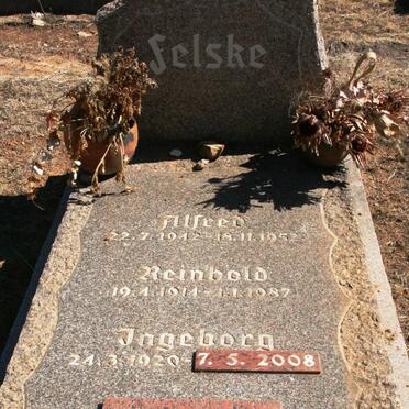 FELSKE Reinhold 1914-1987 :: FELSKE Ingeborg 1920-2008 :: FELSKE Hermann 1941-2010 :: FELSKE Alfred 1942-1952
