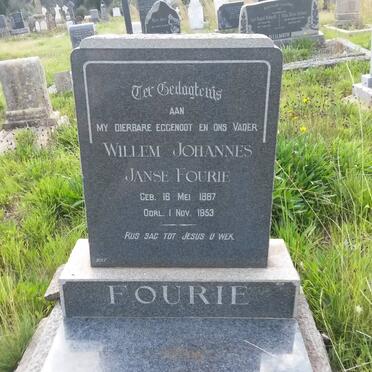 FOURIE Willem Johannes Janse 1887-1953