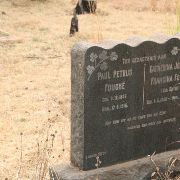 FOUCHE Paul Petrus 1856-1916 & Catherina Johanna Francina SMITH 1858-1940