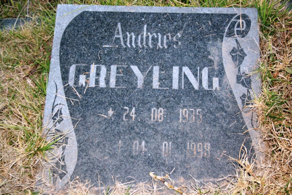 GREYLING Andries 19?5-1999