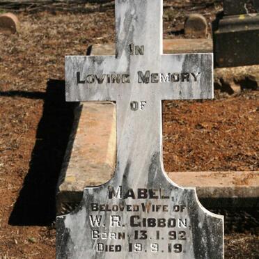 GIBBON Mabel 1892-1919