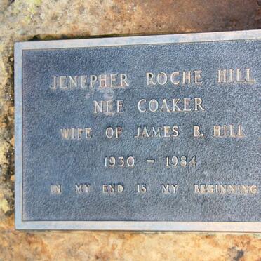 HILL Jenepher Roche nee COAKER 1930-1984