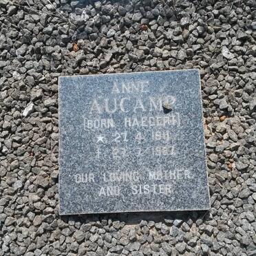 HAEGERT John Frederic 1878-1953 :: AUCAMP Anne nee HAEGERT 1911-1987 :: HEAGERT Fried 1920-2008 :: HEAGERT Fried 1920-2008