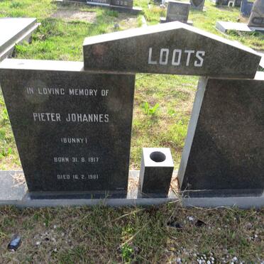 LOOTS Pieter Johannes 1917-1981