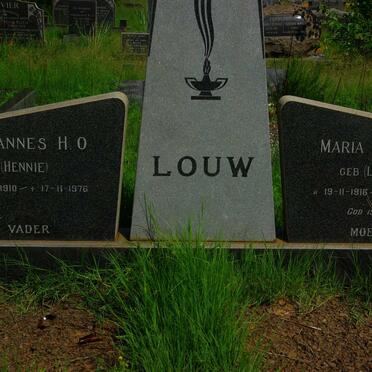 LOUW Johannes H.O. 1910-1976 &amp; Maria Susanna LE ROUX 1916-1970