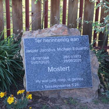 MOSTERT Jasper Jacobus 1968-2020 :: MOSTERT Michael Eduardo 1973-2020