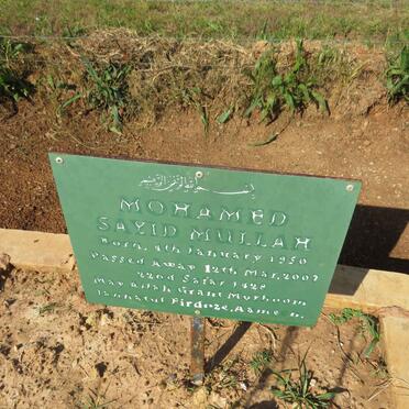 MULLAH Mohamed Sayid 1950-2007