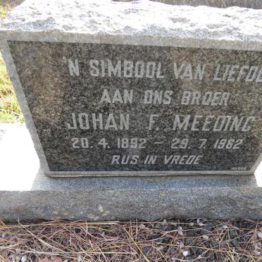 MEEDING Johan F. 1892-1962