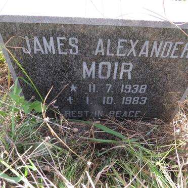 MOIR James Alexander 1938-1983