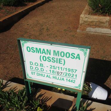 MOOSA Osman 1957-2021