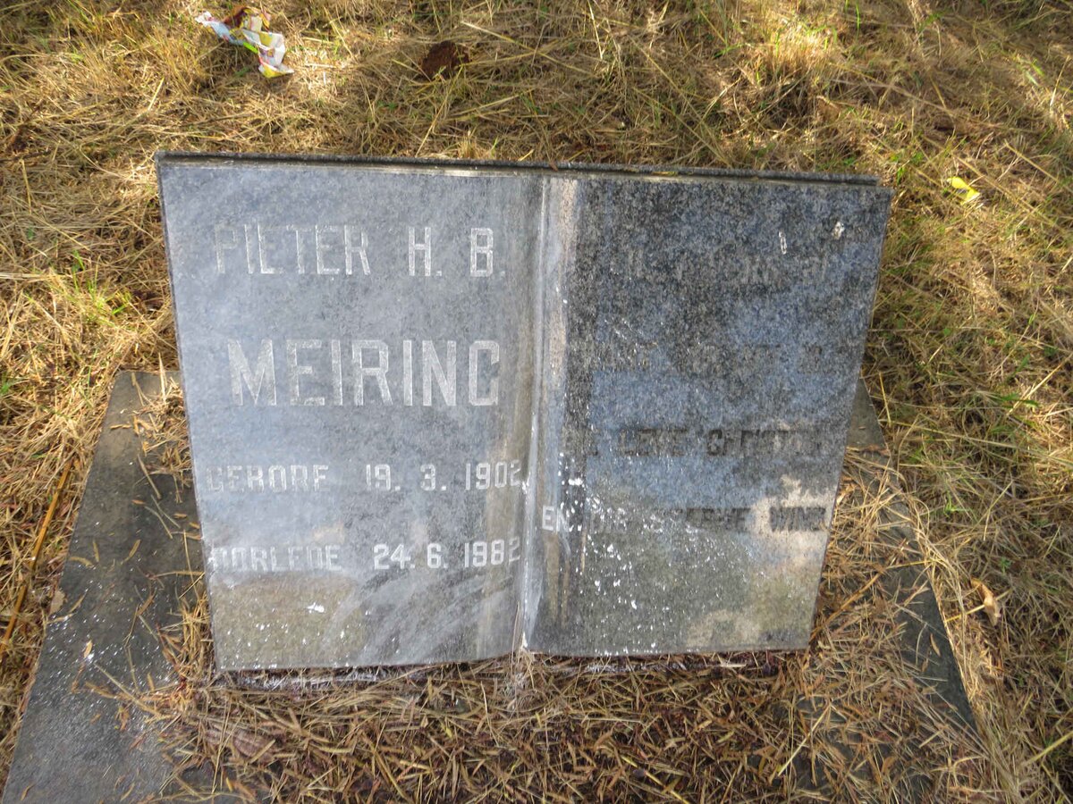MEIRING Pieter H.B. 1902-1982