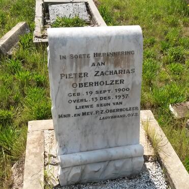 OBERHOLZER Pieter Zacharias 1900-1937