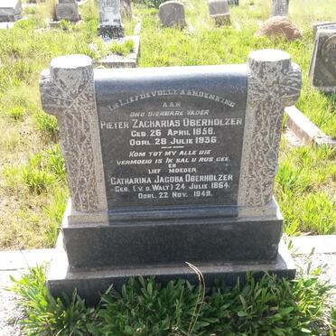 OBERHOLZER Pieter Zacharias 1858-1936 &amp; Catharina Jacoba V.D.WALT 1864-1949