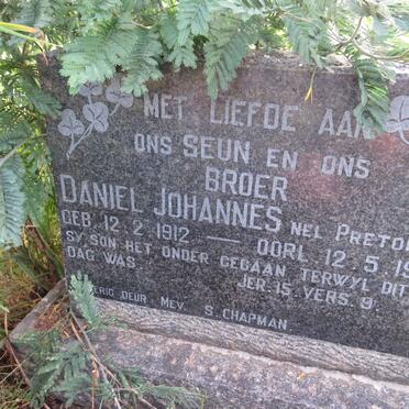 PRETORIUS Daniel Johannes Nel 1912-1957