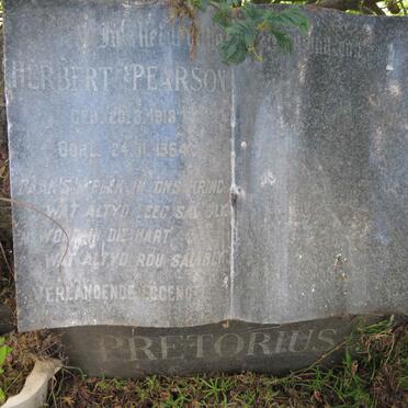 PRETORIUS Herbert Pearson 1913-1954