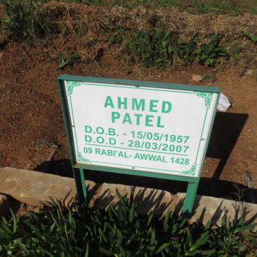 PATEL Ahmed 1957-2007