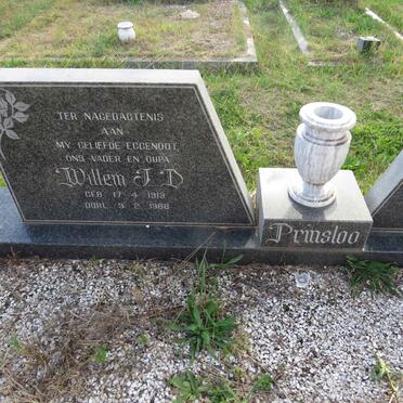 PRINSLOO Willem J.D. 1913-1988 & Johanna C.M. 1916- _1