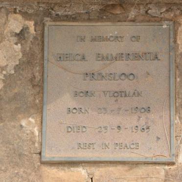 PRINSLOO Helga Emmerentia nee VLOTMAN 1908-1965