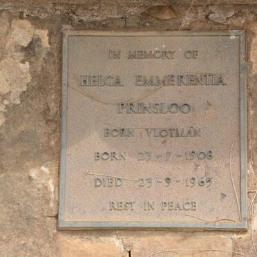 PRINSLOO Helga Emmerentia nee VLOTMAN 1908-1965