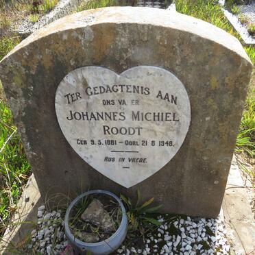 ROODT Johannes Michiel 1881-1948