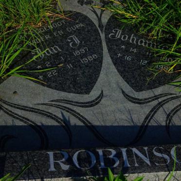 ROBINSON Jan J. 1897-1988 &amp; Johanna ? 1904-1993