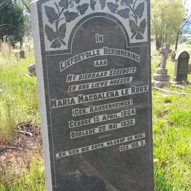 ROUX Maria Magdalena, le 1864-1936