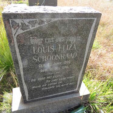 SCHOONRAAD Louis Eliza 1900-1945