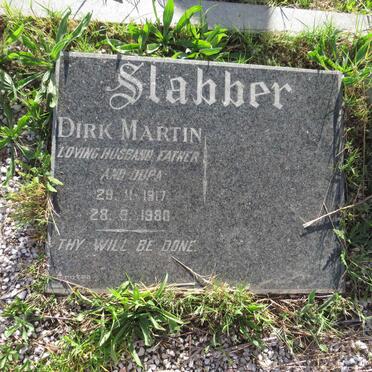 SLABBER Dirk Martin 1917-1988