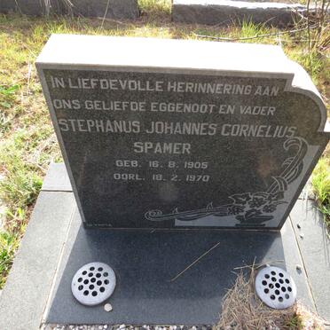 SPAMER Stephanus Johannes Cornelius 1905-1970