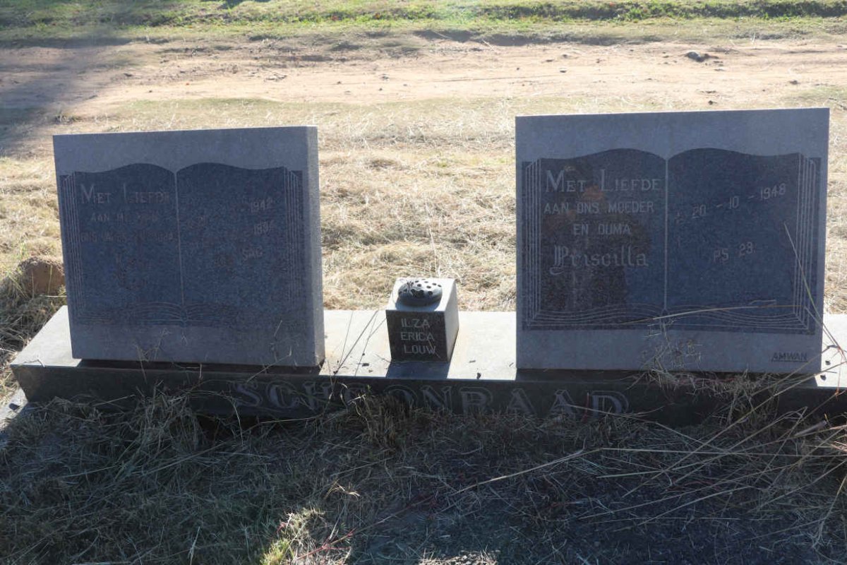 1SCHOONRAAD ? 1942-1994 & Priscilla 1948-