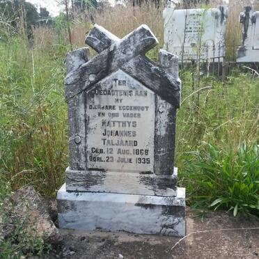 TALJAARD Matthys Johannes 1868-1935