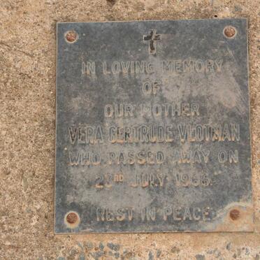 VLOTMAN Vera Gertrude -1966