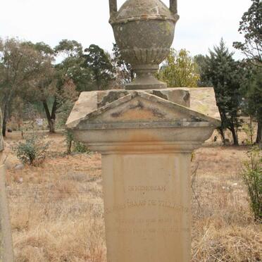 VILLIERS Jacob Isaac, de 1817-1903 _1