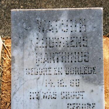 WATSON Louwrens Marthinus -1960