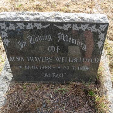 WELLBELOVED Alma Travers 1888-1974