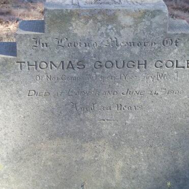 COLE Thomas Gough -1900 _2