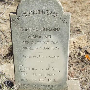 NEL Doritha Susanna Maria 1906-1907 :: NEL Dorithea S.M. 1915-1918